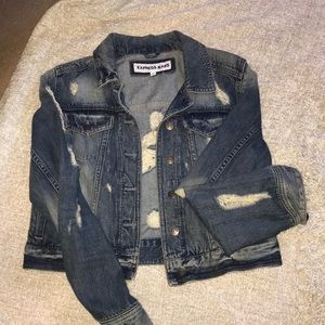 Distressed Denim Jacket